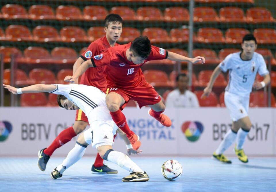ĐT U20 futsal Việt Nam đối đầu Nhật Bản tại giải Châu Á