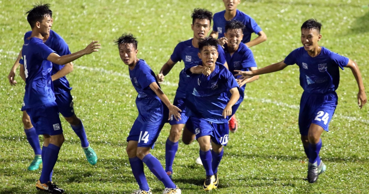 U17 Bình Dương hòa U17 Khánh Hòa trong trận cầu 6 bàn thắng