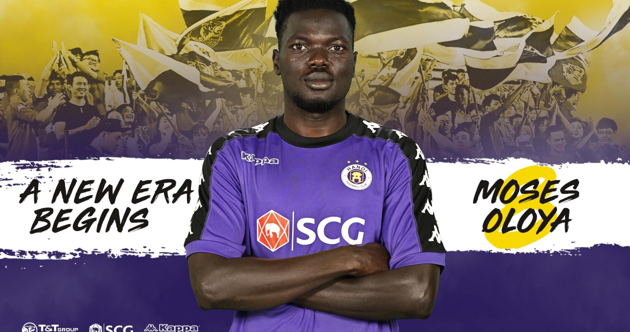 Moses Oloya - 'Người không phổi' của Hà Nội FC