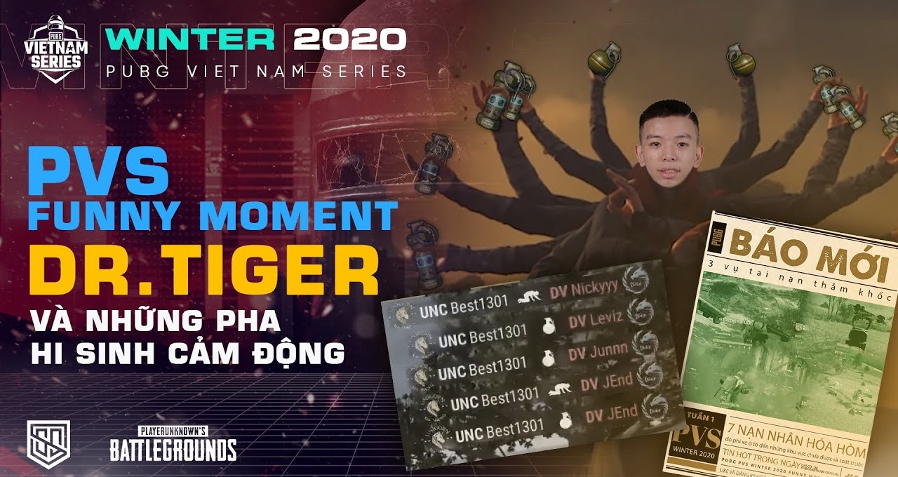 Những tai nạn thảm khốc tại PUBG Vietnam Series  Winter 2020