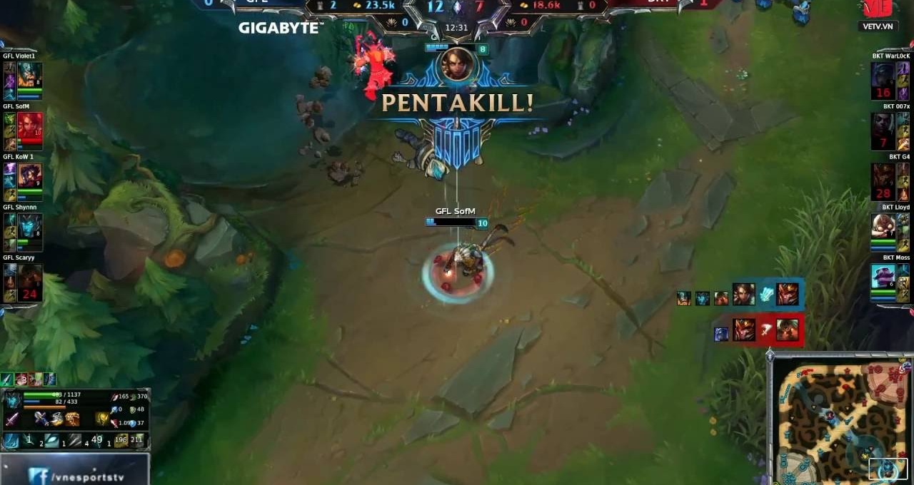 Sofm sử dụng Nidalee khủng khiếp tới mức nào?