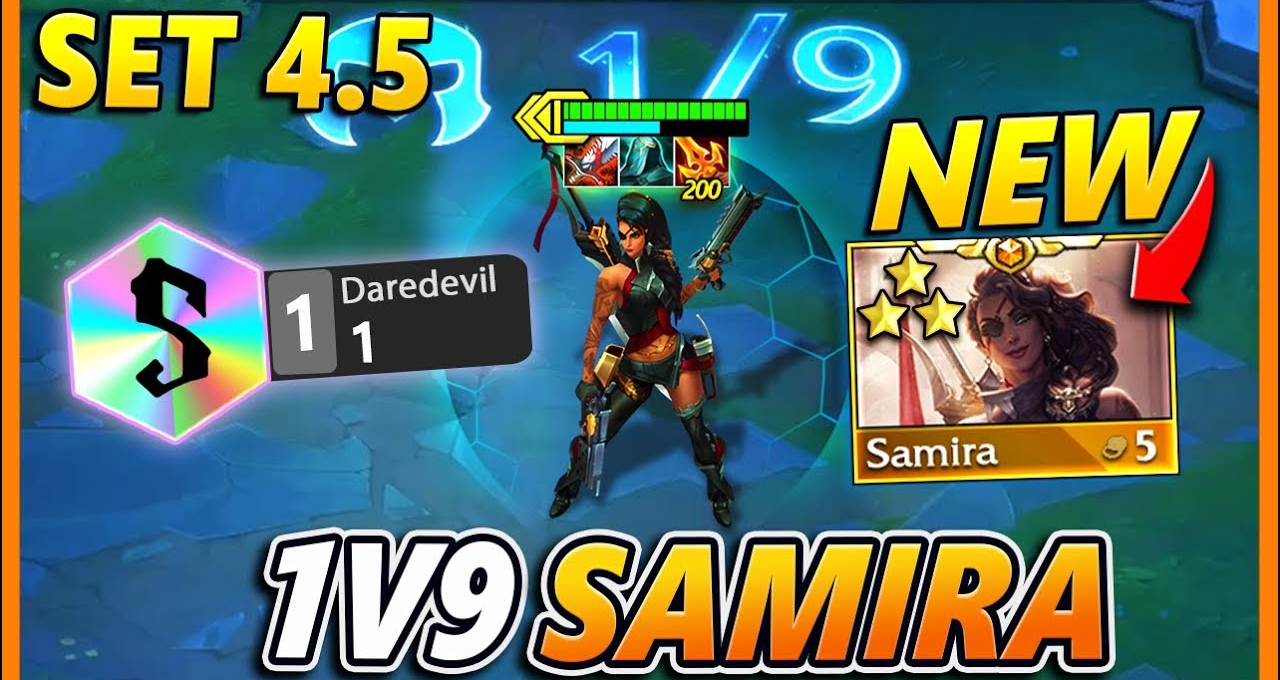 VIDEO: Samira 1vs9 quá đơn giản trong ĐTCL mùa 4.5