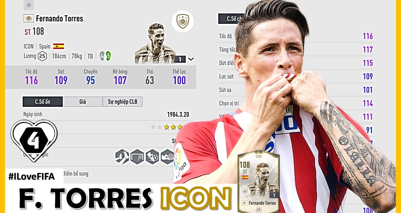 VIDEO: Sức mạnh 'hủy diệt' của Fernando Torres ICON trong FIFA Online 4