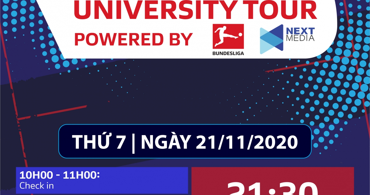 Đại học kinh tế- Đại học quốc gia Hà Nội: Điểm dừng chân đầu tiên của sự kiện Bundesliga University Tour