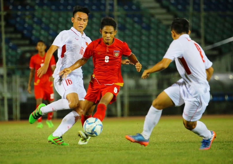 U18 Myanmar thắng nhọc trước U18 Lào trong trận ra quân