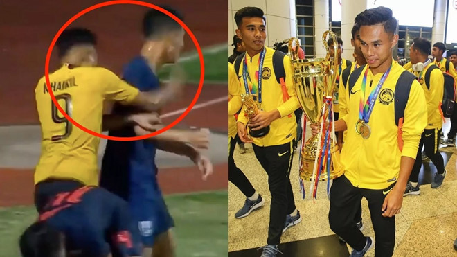 Đội trưởng U15 Malaysia tiết lộ lý do đấm cầu thủ Thái Lan