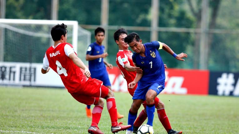 Thái Lan dễ dàng hạ gục Myanmar ở vòng loại U16 châu Á 2020