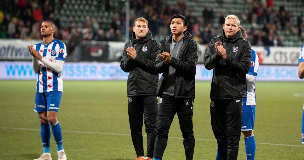 Hậu vệ trái SC Heerenveen: 'Tôi không chấp nhận ngồi dự bị'