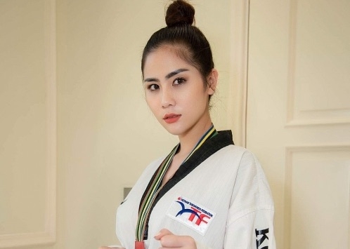 Nhan sắc của Á hậu từng là VĐV Taekwondo tiêu biểu Việt Nam