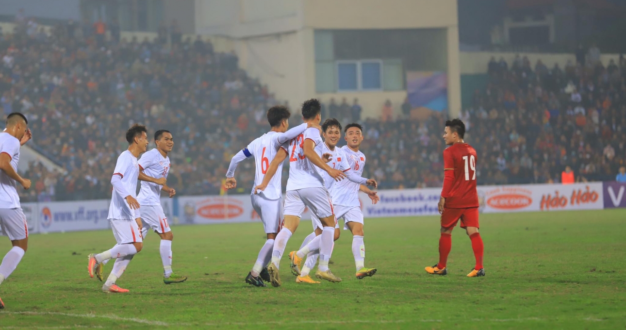 Highlights ĐT Việt Nam 2-2 U22 Việt Nam