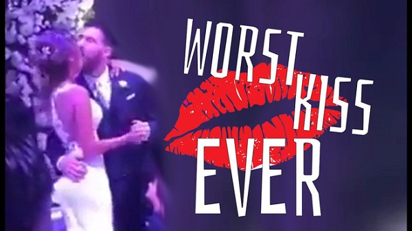 VIDEO: Messi hôn Antonella đầy lúng túng trong lễ thành hôn