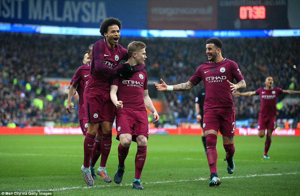 Highlights: Cardiff City 0-2 Man City (Vòng 4 - FA Cup)