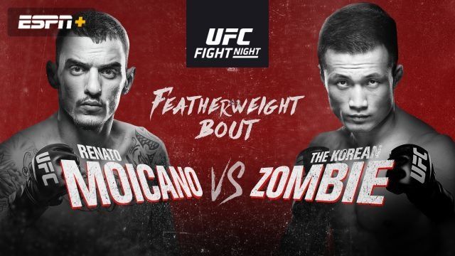 TRỰC TIẾP UFC Fight Night: Korean Zombie vs. Recnato Moicano