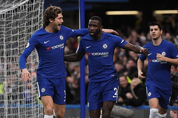 6 phút ghi 2 bàn, Chelsea khiến Stoke City choáng váng