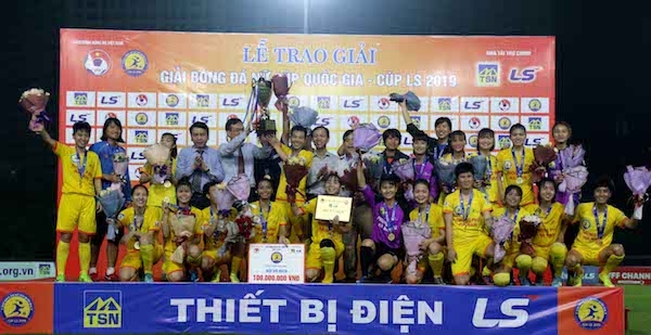 Phong Phú Hà Nam vô địch giải Nữ Cúp Quốc gia – Cúp LS 2019