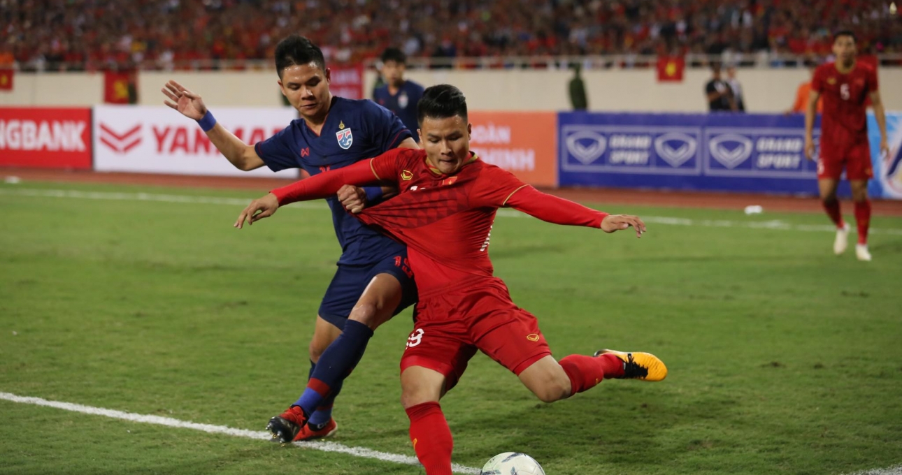 Việt Nam bất phân thắng bại với Thái Lan tại SVĐ Mỹ Đình