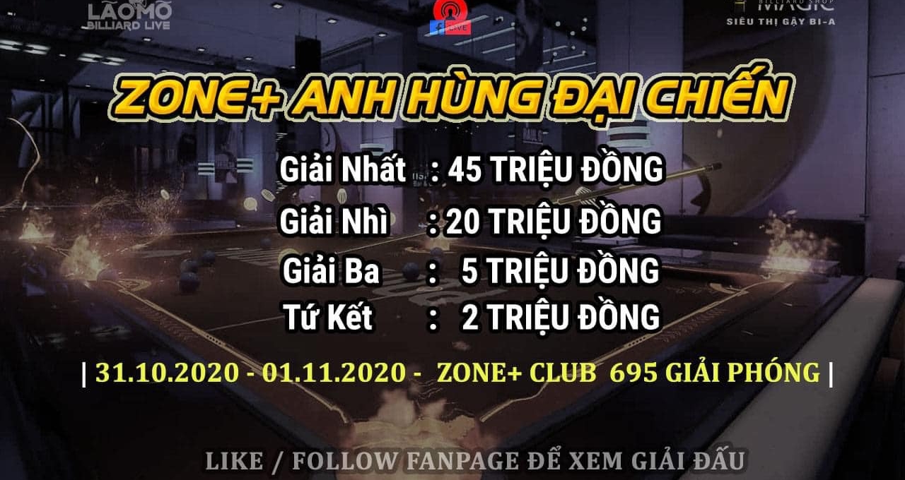 ‘ZONE+ Anh hùng đại chiến’ - Ngày hội so tài của những cơ thủ hàng đầu Việt Nam