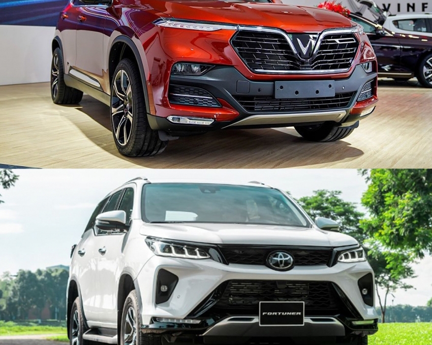 So sánh VinFast Lux SA2.0 và Toyota Fortuner 2021: Nên chọn xe nào?
