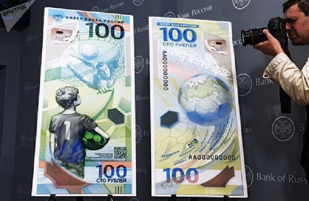 Ngân hàng trung ương Nga phát hành loại tiền đặc biệt nhân dịp World Cup