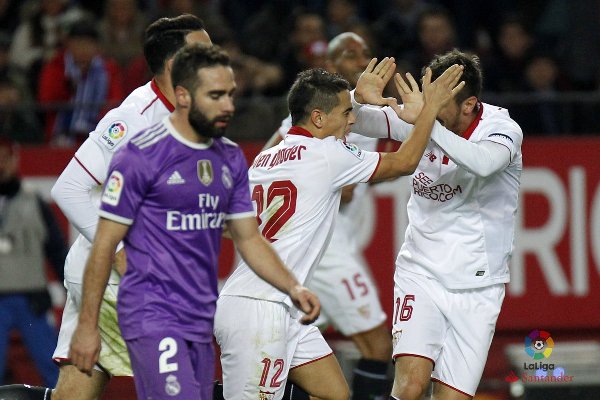 Highlights: Sevilla 2-1 Real Madrid (Vòng 18 La Liga)