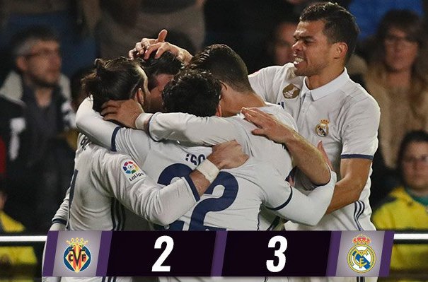 Highlights: Villarreal 2-3 Real Madrid (Vòng 24 La Liga)