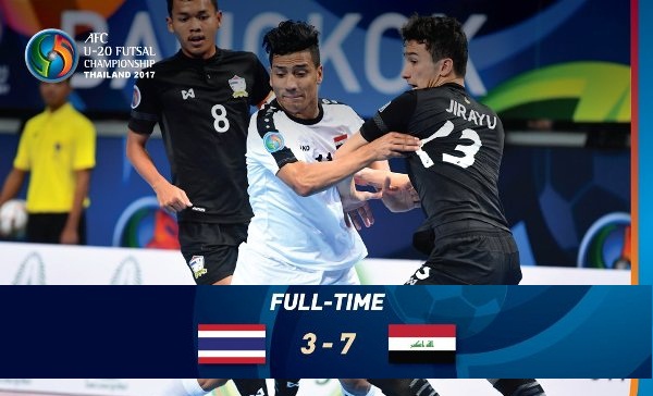 VIDEO Trận thua đầy toan tính của U20 Futsal Thái Lan