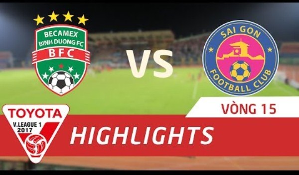 Highlights: Bình Dương 1-3 FC (Vòng 15 V-League 2017)