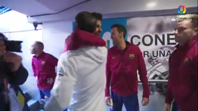 VIDEO: Tình bạn đẹp của các sao ở đại chiến Real - Barca