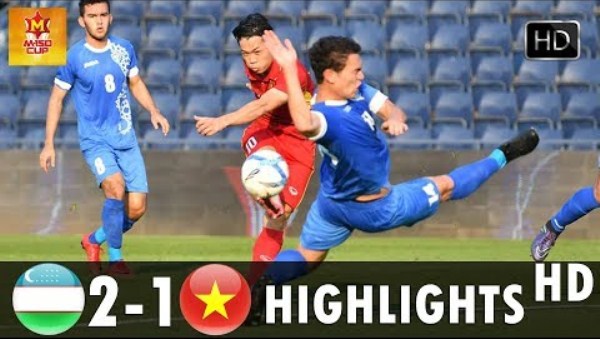VIDEO: Màn tập rượt U23 Việt Nam - U23 Uzbekistan trên đất Thái