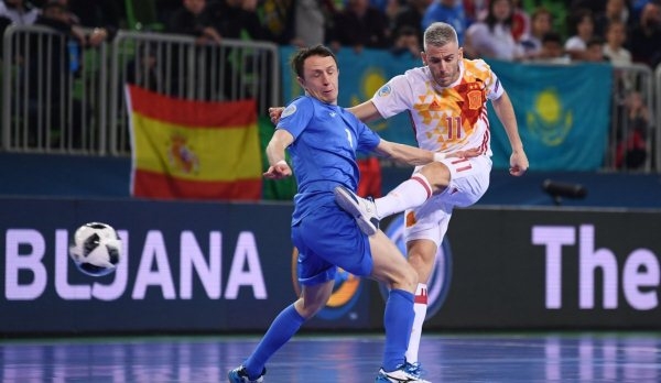 Video Bán kết Futsal Euro 2018: Kazakhstan 5-5 Tây Ban Nha