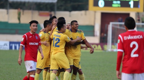 Highlights: SLNA 2-2 Quảng Ninh (Vòng 3 V-League 2018)