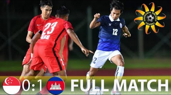 Highlights: U21 Singapore 0-1 U21 Campuchia (Giao hữu 2018)