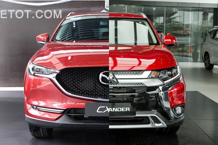 So sánh Mazda CX5 và Mitsubishi Outlander: tầm giá 1 tỷ chọn xe nào