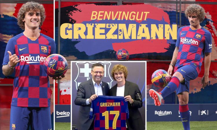 Hé lộ vận đen của số áo mà Griezmann chọn ở Barca