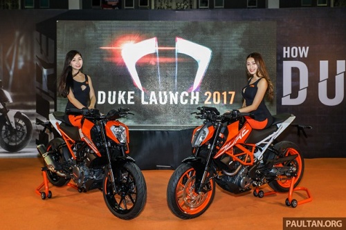 KTM Duke 250 và Duke 390 2017 ra mắt, giá từ 118 triệu