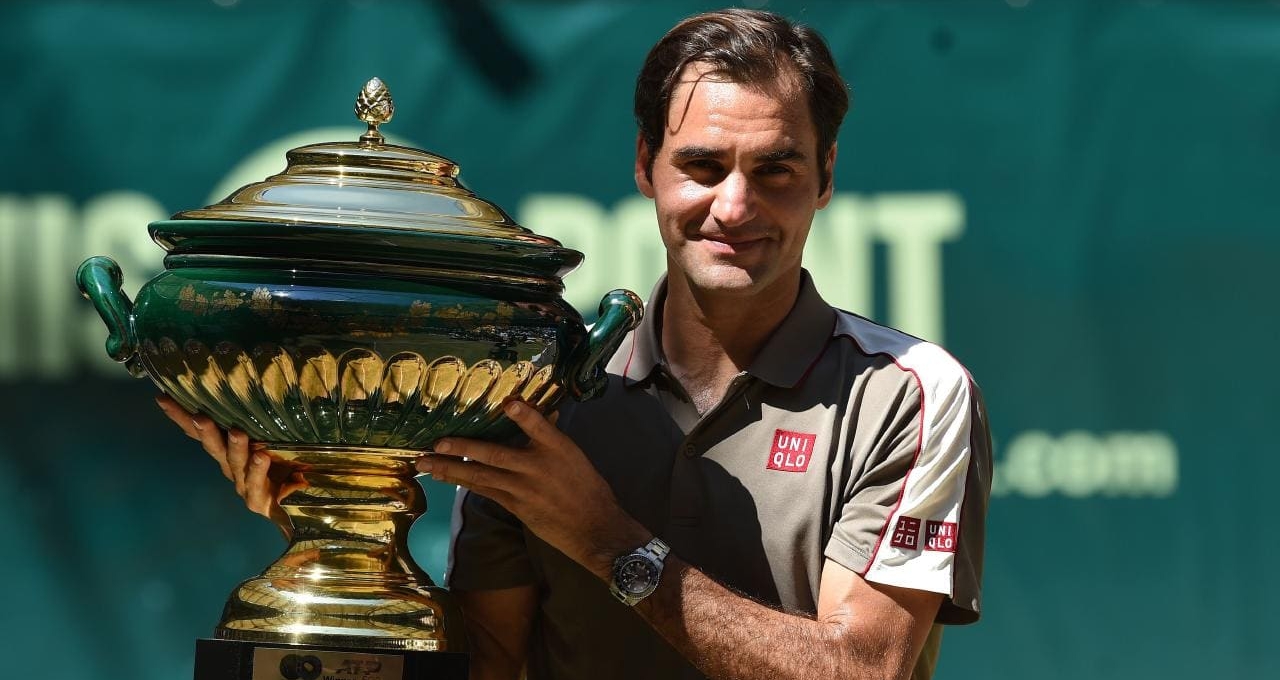 Federer lần thứ 10 vô địch Halle Open