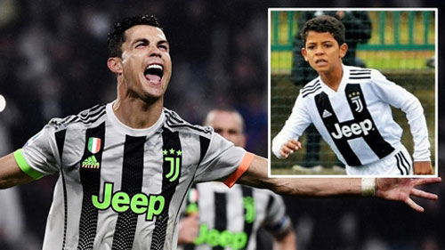 Con trai Ronaldo lập kỷ lục ghi bàn ở đội trẻ Juventus