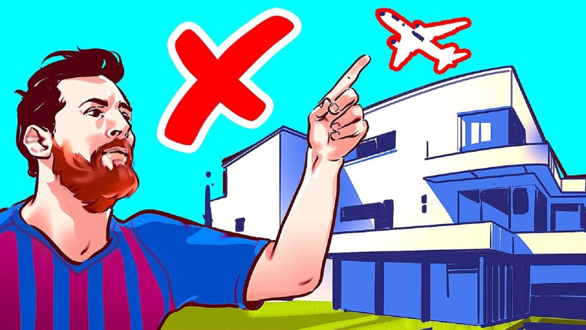 Các máy bay bị cấm bay qua không phận nhà của Messi