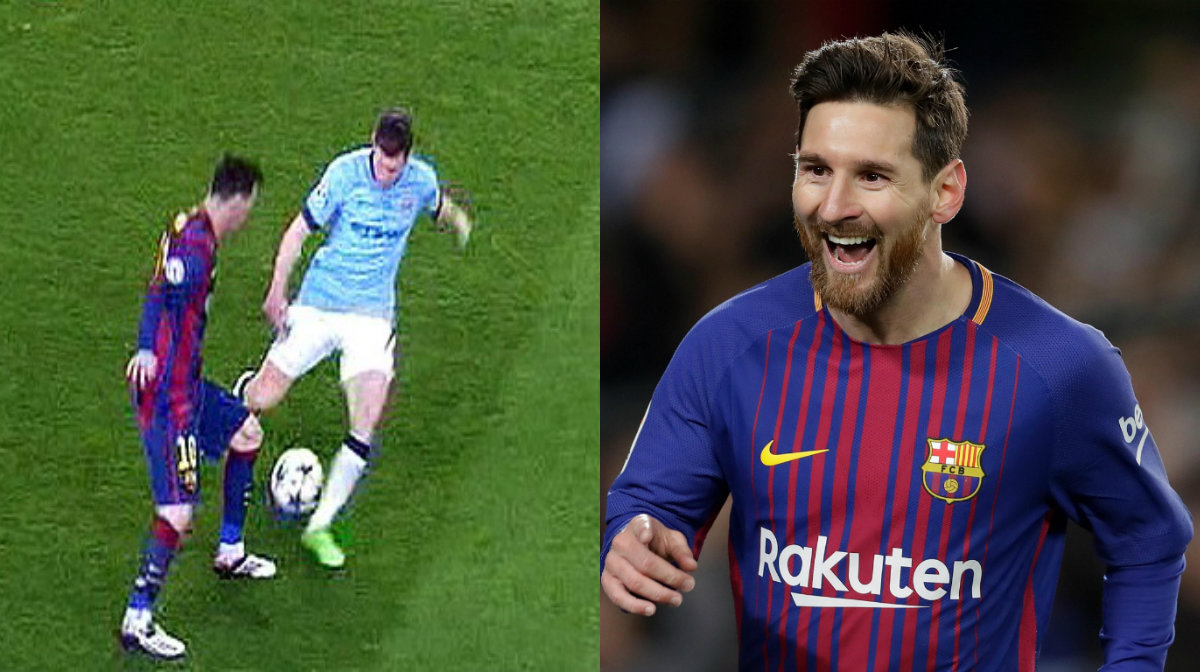VIDEO: Messi 'xỏ háng' phóng viên truyền hình từ cự ly bất khả thi
