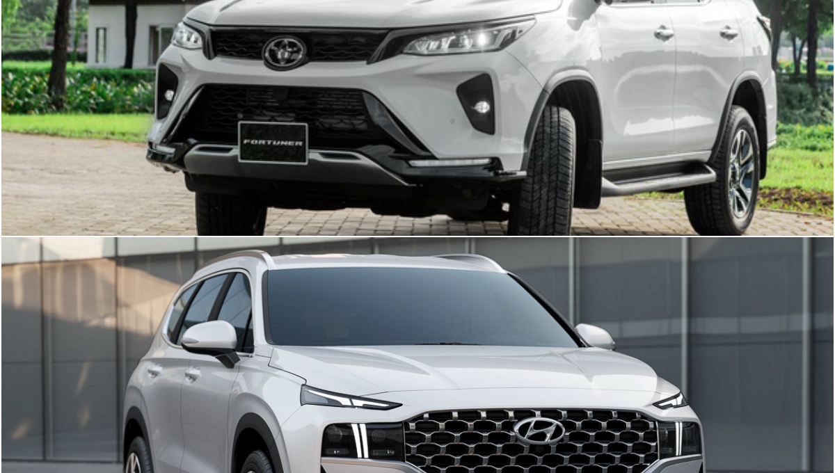 Hyundai SantaFe 2021 và Toyota Fortuner 2021: So kè 'cực gắt'