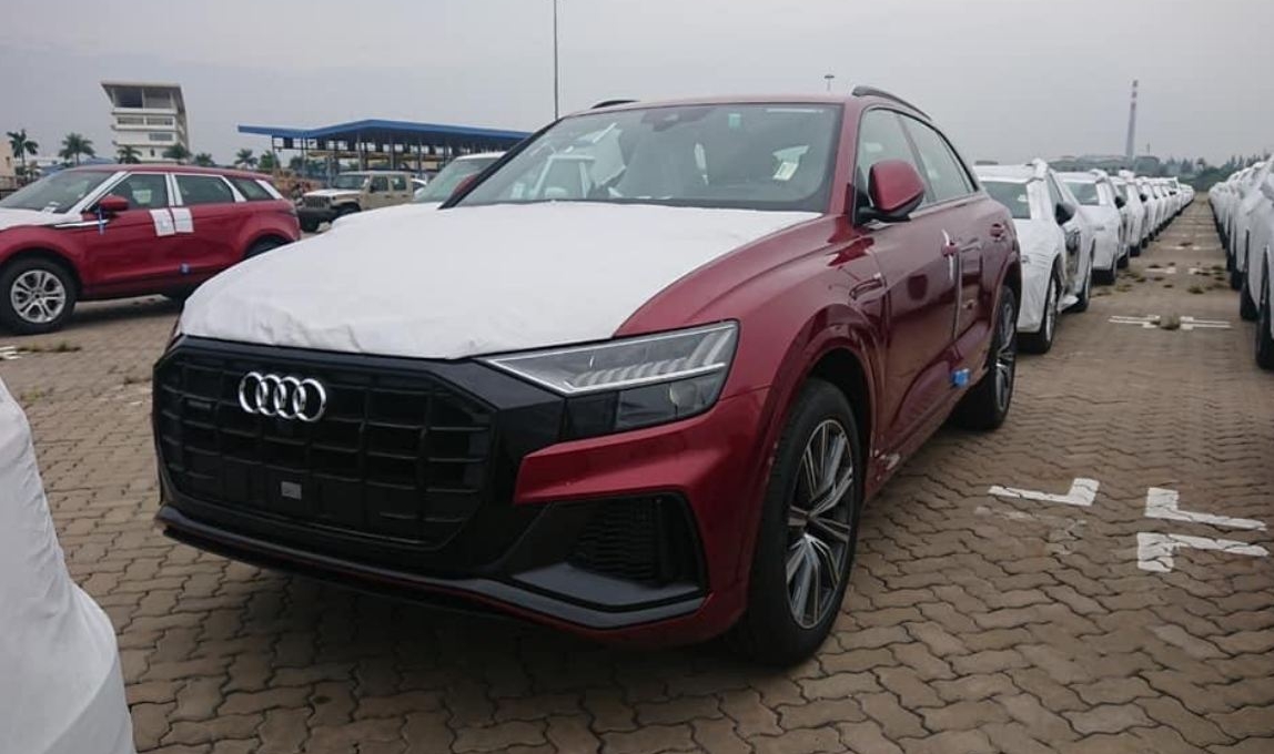 Lô xe Audi Q8 2021 đầu tiên cập bến Việt Nam, giá tạm tính 4,5 tỷ VNĐ