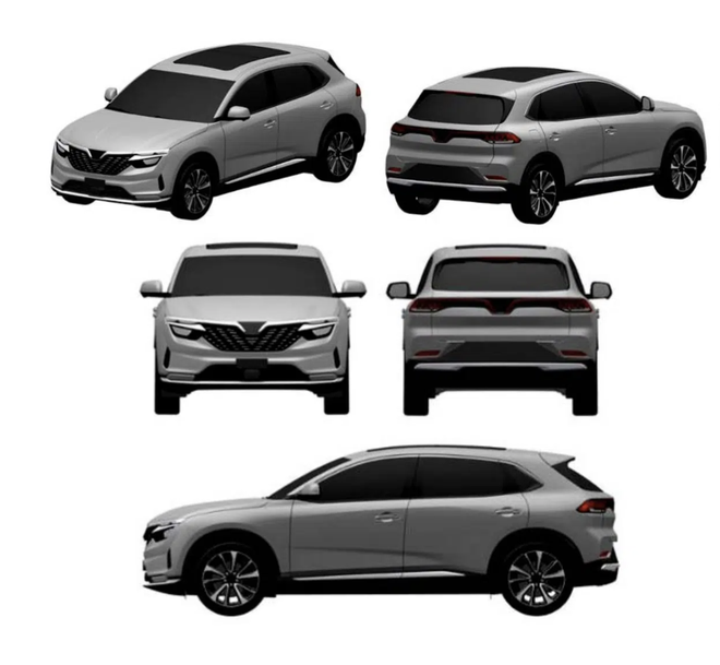 SUV mới của VinFast bất ngờ lộ thiết kế, đe dọa Honda CR-V