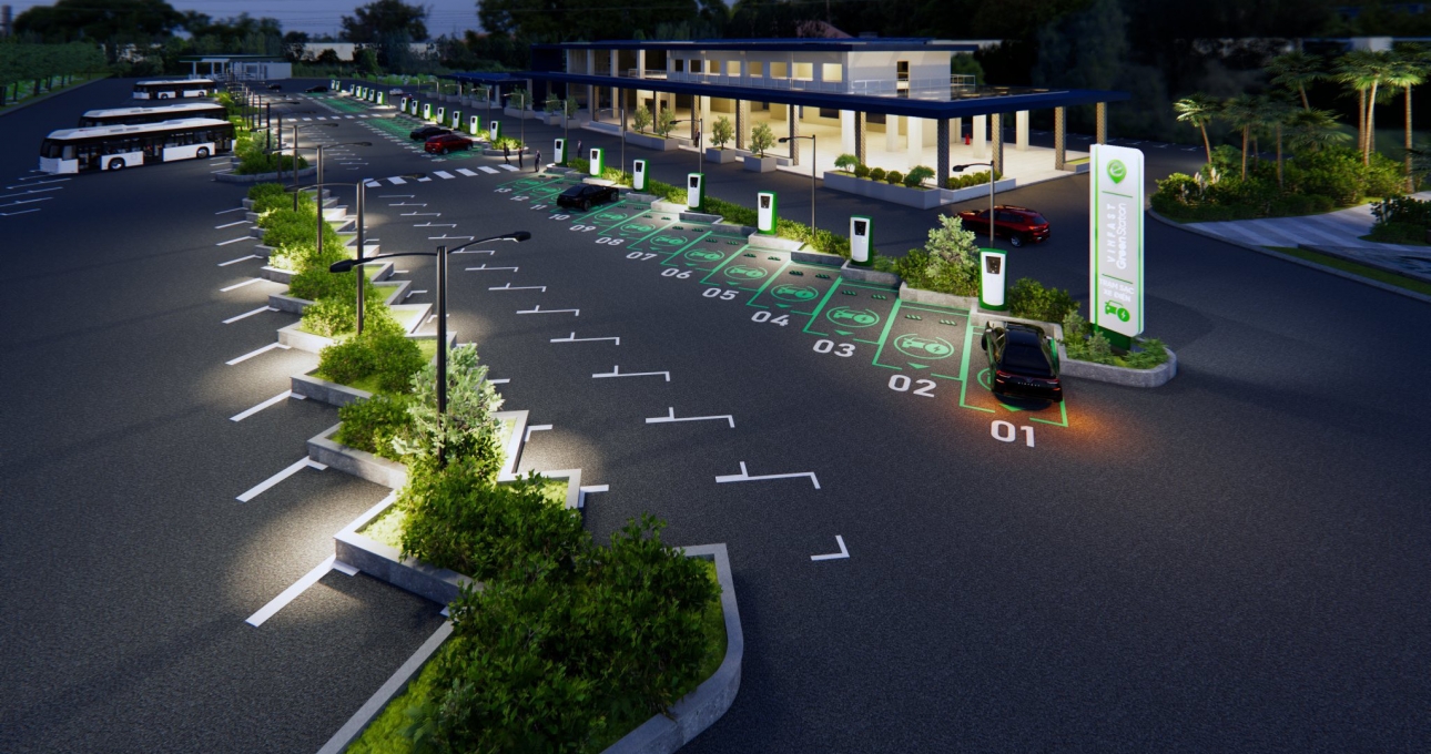 VinFast dự kiến xây hơn 2000 trạm sạc xe điện năm nay