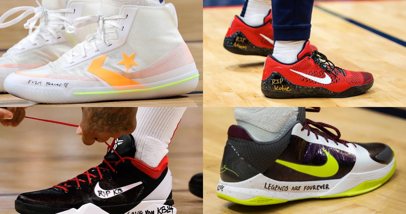 Cầu thủ NBA tưởng nhớ Kobe Bryant với giày sneaker