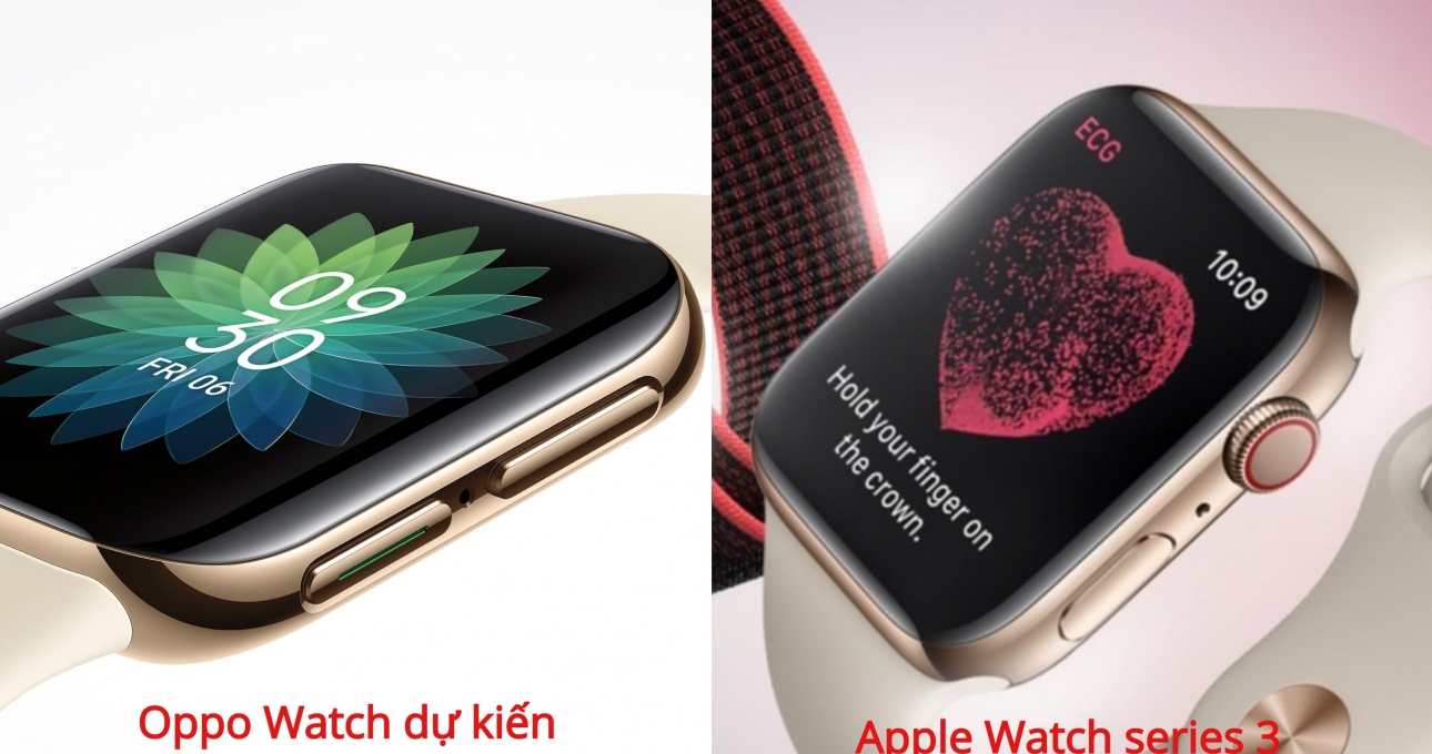 Oppo hé lộ đồng hồ thông minh đẹp như Apple Watch