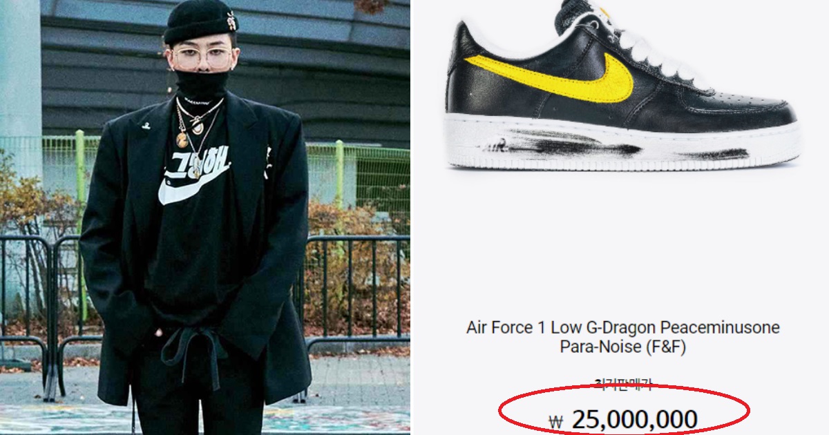 Giày hoa cúc của G-Dragon được rao bán gần 500 triệu