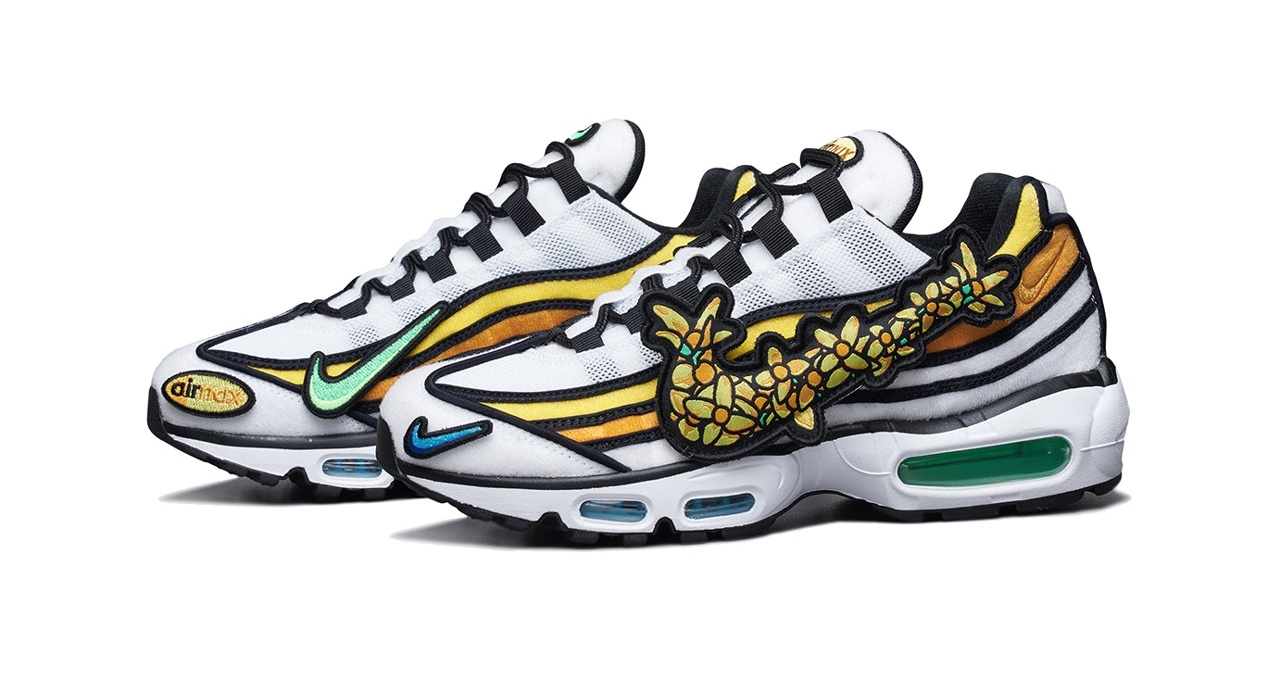 Nike Airmax 95 'Pollen Rise' ra mắt với hiệu ứng và logo độc