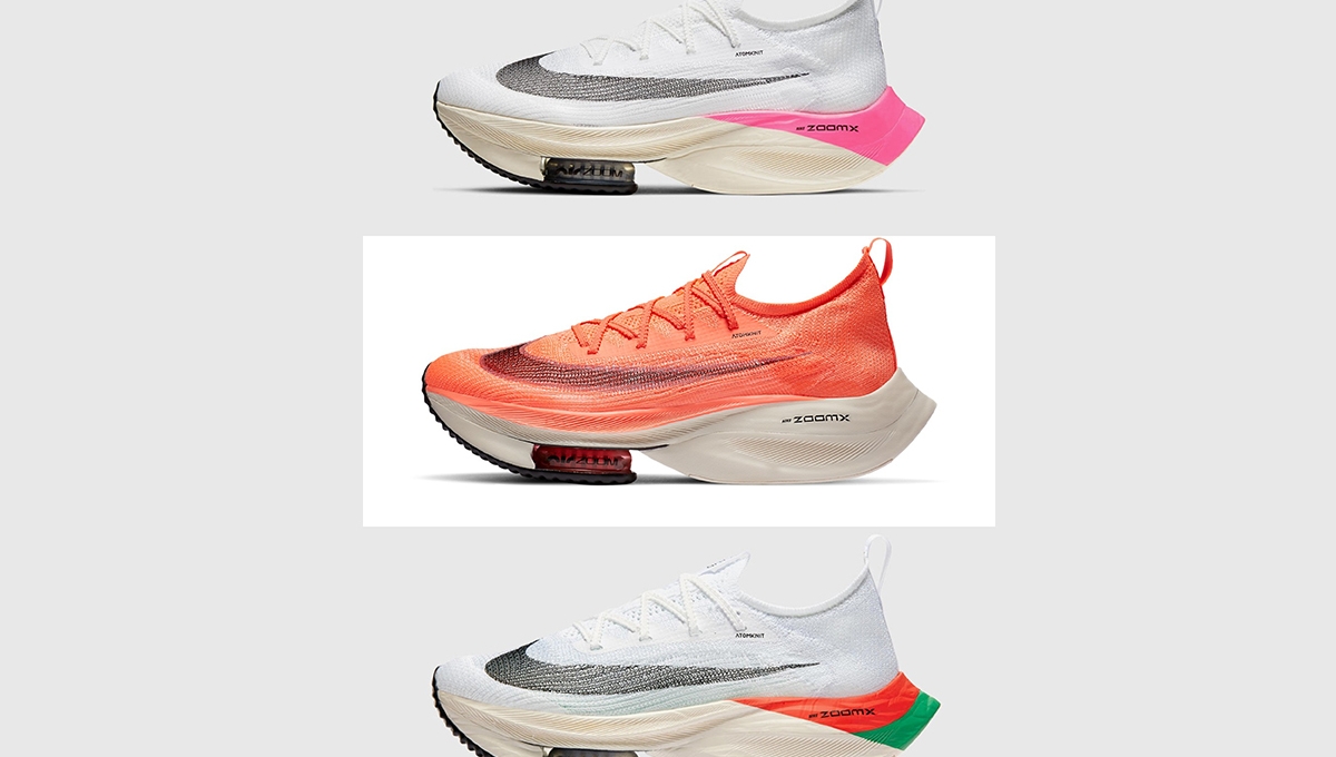Nike ra mắt ba màu mới cho siêu giày Air Zoom Alphafly NEXT%
