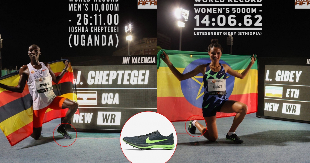 Hai kỉ lục thế giới mới được thiết lập cùng VĐV đi giày Nike