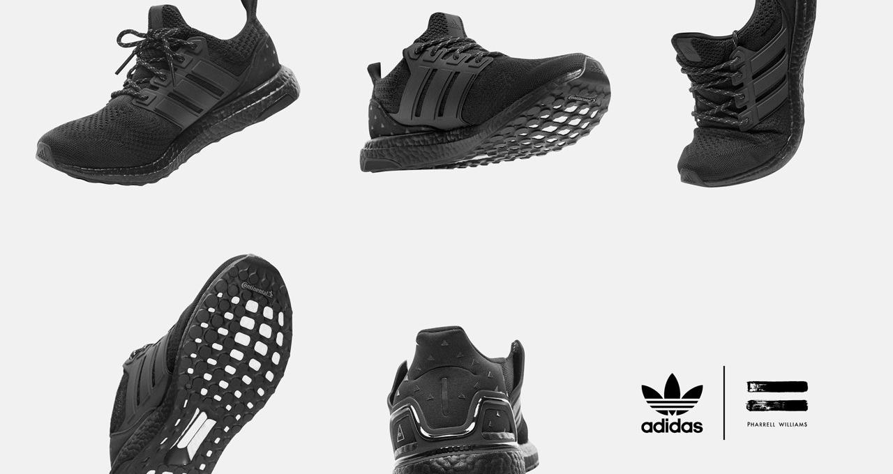 Adidas ra mắt loạt giày thể thao đen hấp dẫn cùng Pharrell